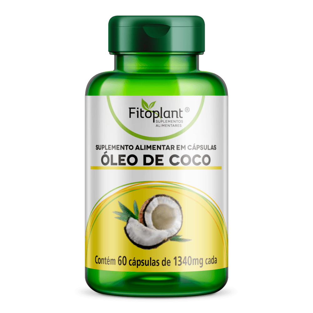 Óleo de Coco 1340mg 60Caps