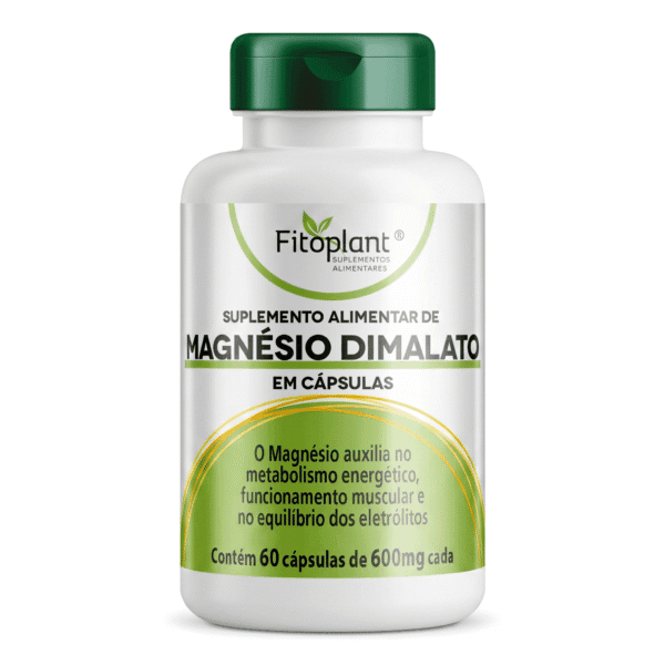 Magnésio Dimalato 600mg 60Caps