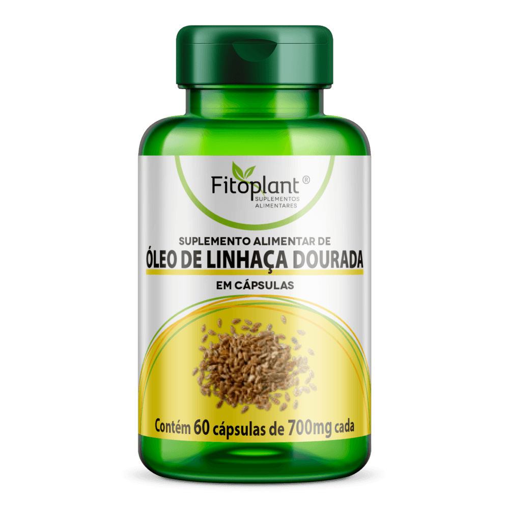 Óleo de Linhaça Dourada 700mg 60Caps