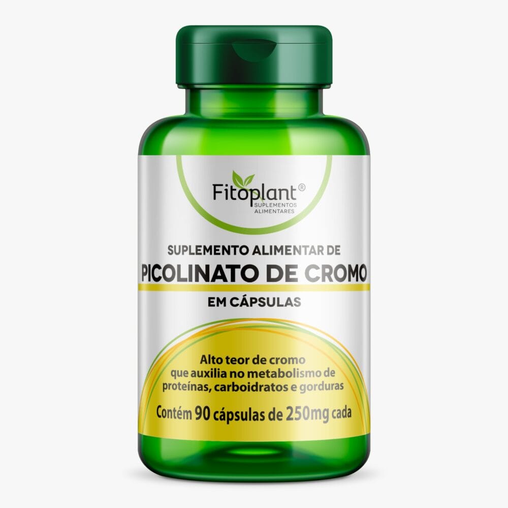 Picolinato de Cromo 400mg 90Caps