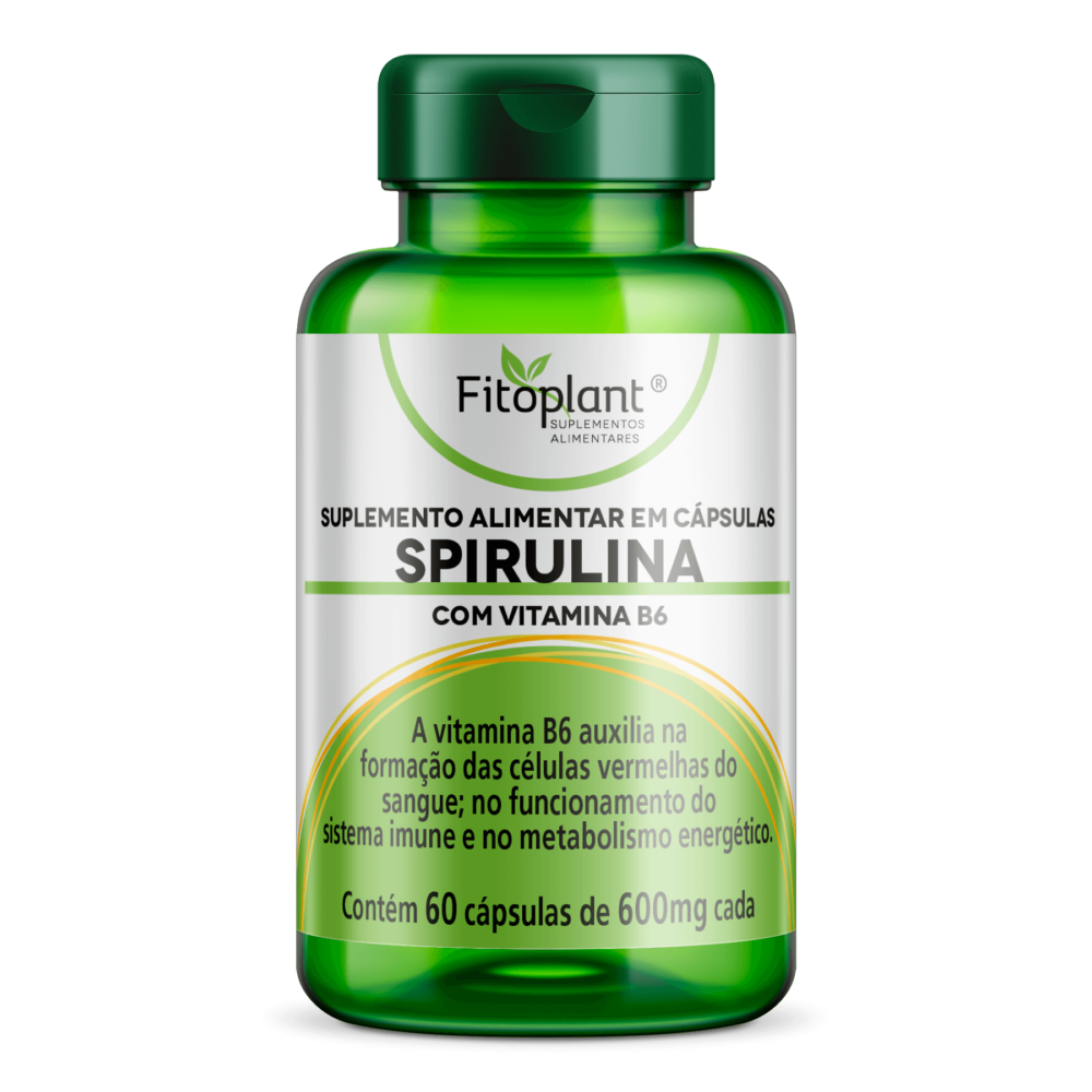 Spirulina 600mg 60Caps