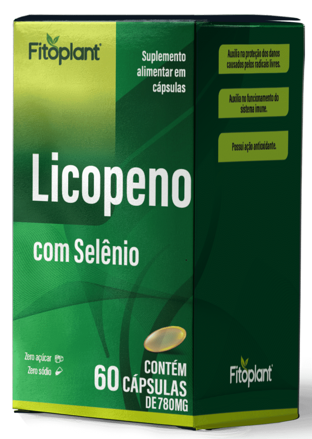 Licopeno e Selênio 780mg 60Caps