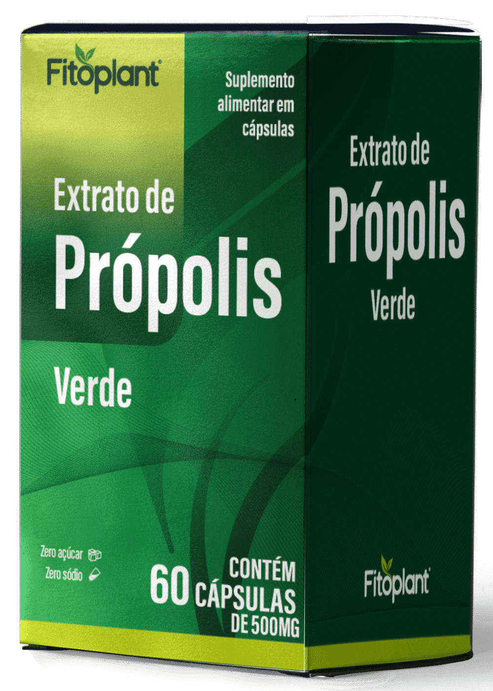 Extrato de Própolis Verde 500mg 60Caps