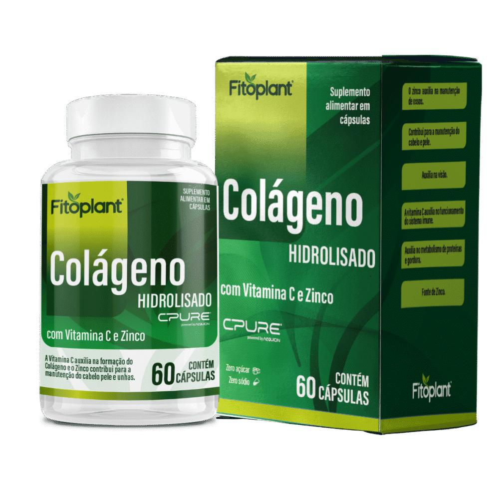 Colágeno Hidrolisado C Pure 500mg 60 cáps