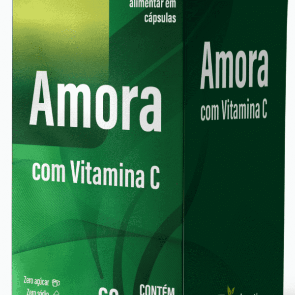 Amora com Vitamina C 815mg 60 cápsulas