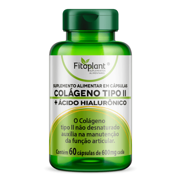Colágeno Tipo II + Ácido Hialurônico 600mg 60Caps
