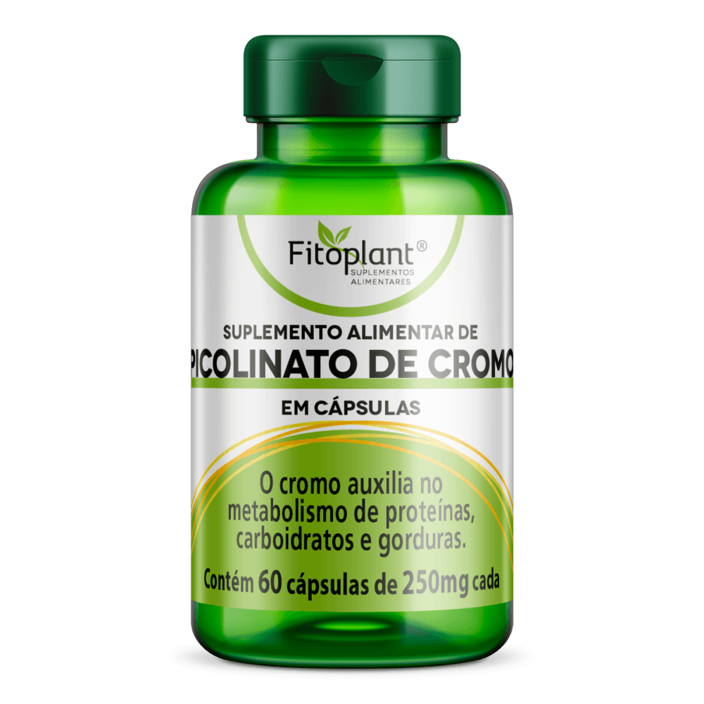 Picolinato de Cromo 250mg 60Caps