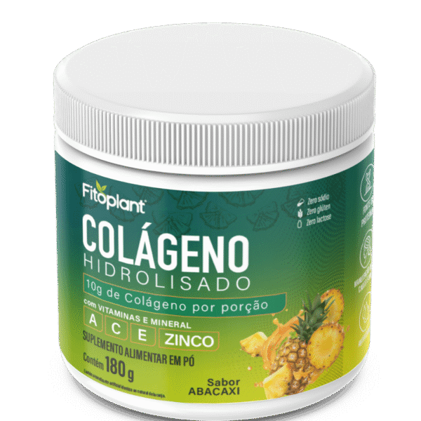 Colágeno Hidrolisado Pó 180g Abacaxi