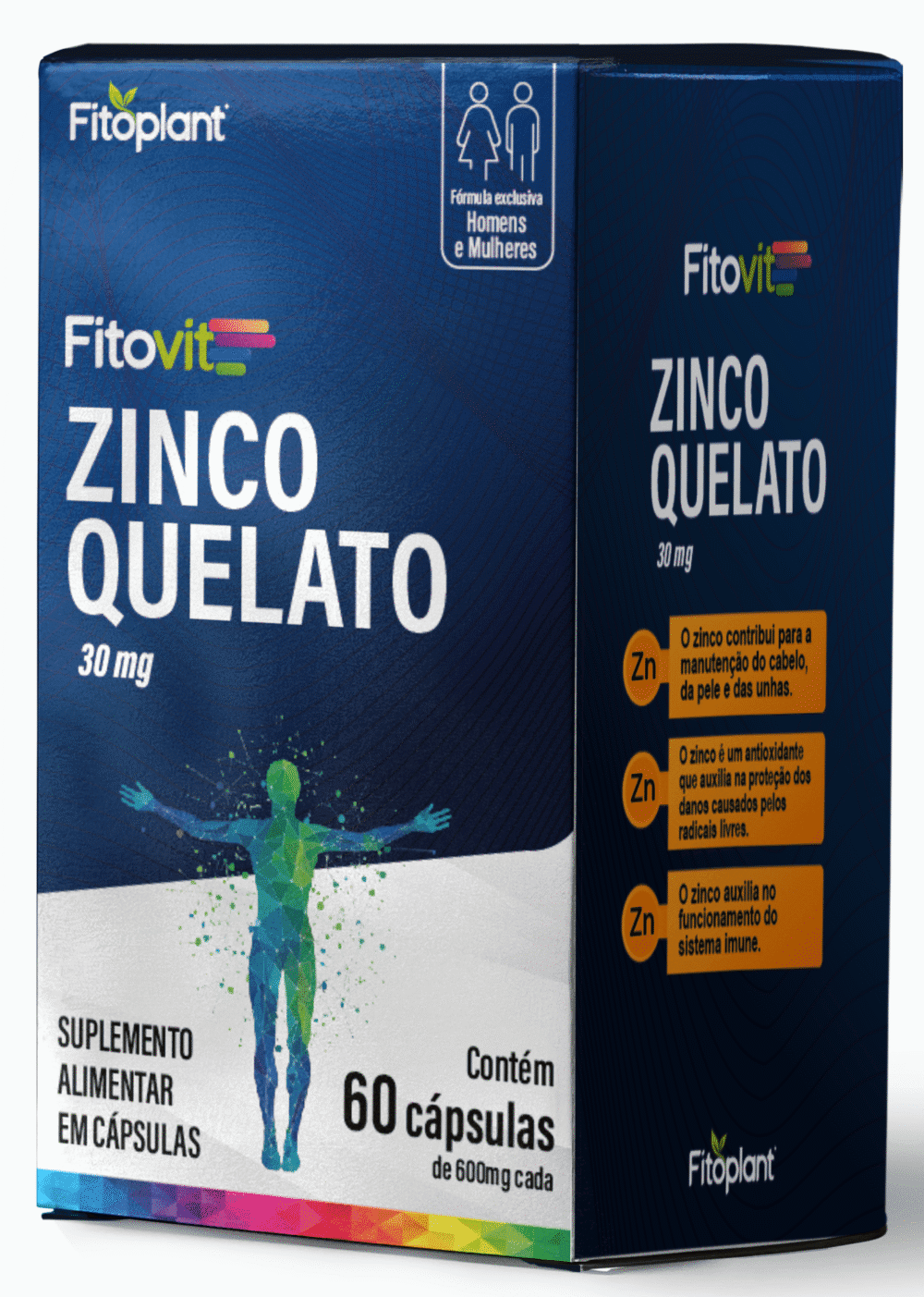 Zinco Quelato 600mg 60Caps