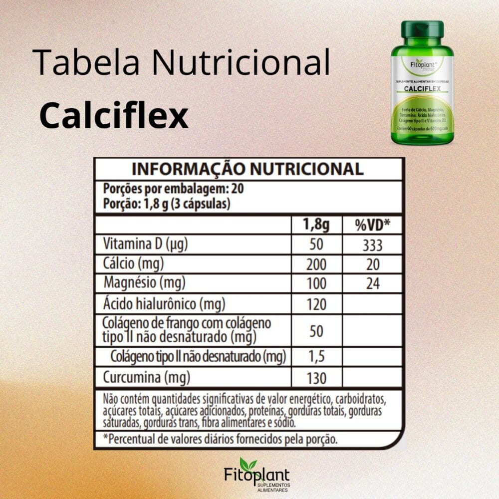 Calciflex 600mg 60Caps - Imagem 2