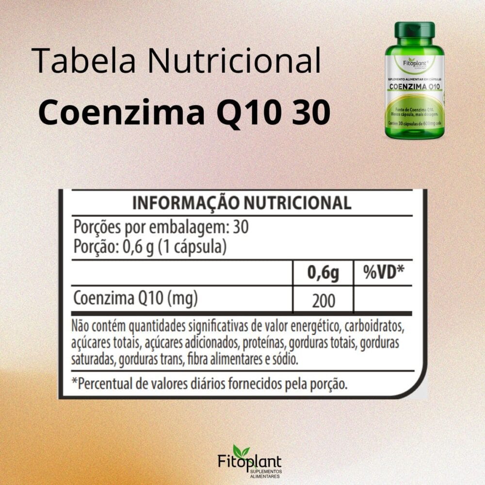 Coenzima Q10 600mg 30Caps - Imagem 2