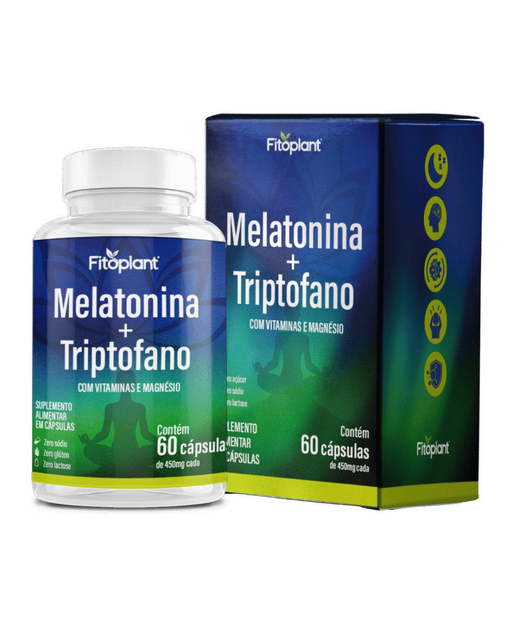 Melatonina + Triptofano 60 cápsulas