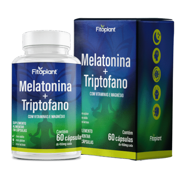 Melatonina + Triptofano 60 cápsulas