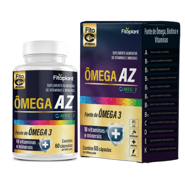 Ômega AZ 1400mg 60 cápsulas