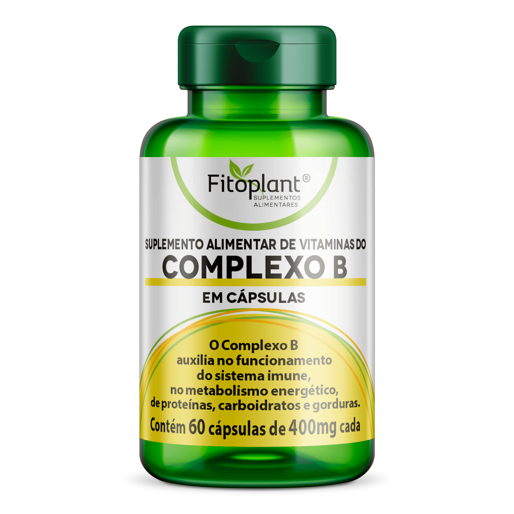 Complexo B 400mg 60caps – Fitoplant