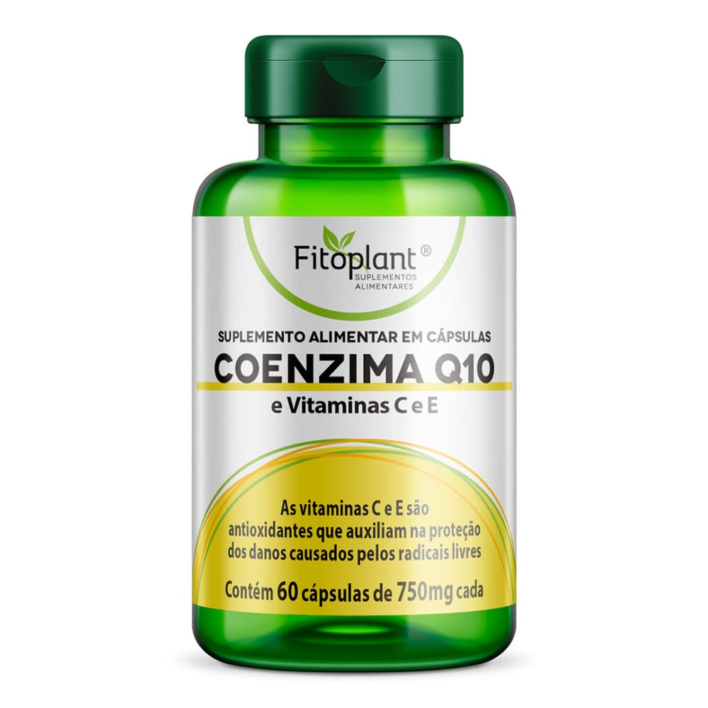 Coenzima Q10 com Colágeno e Vitaminas 750mg 60Caps