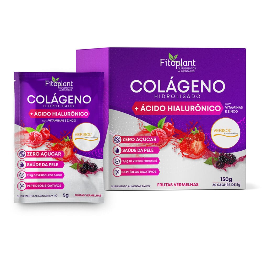 Colágeno Verisol + Ácido Hialurônico 150g