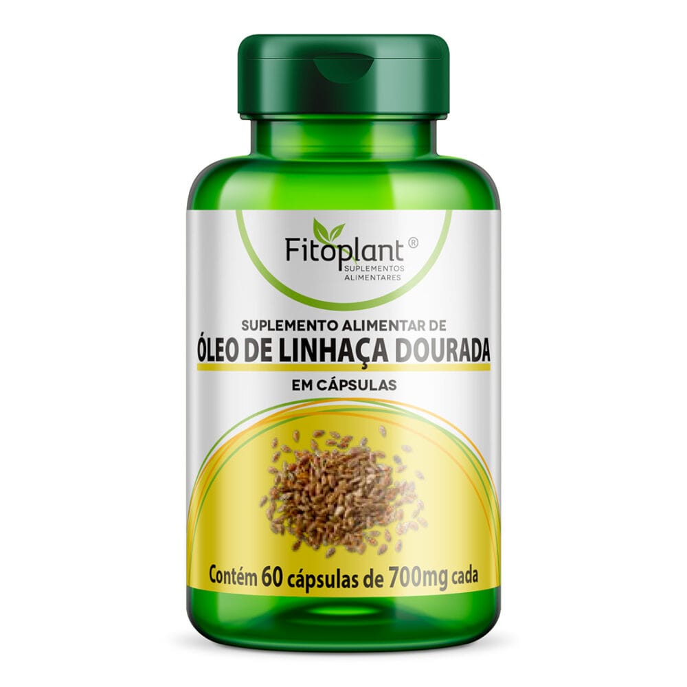 Óleo de Linhaça Dourada 700mg 60Caps